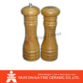Widely Used Popular,Professional Manufacture wooden pepper mill & salt shaker set